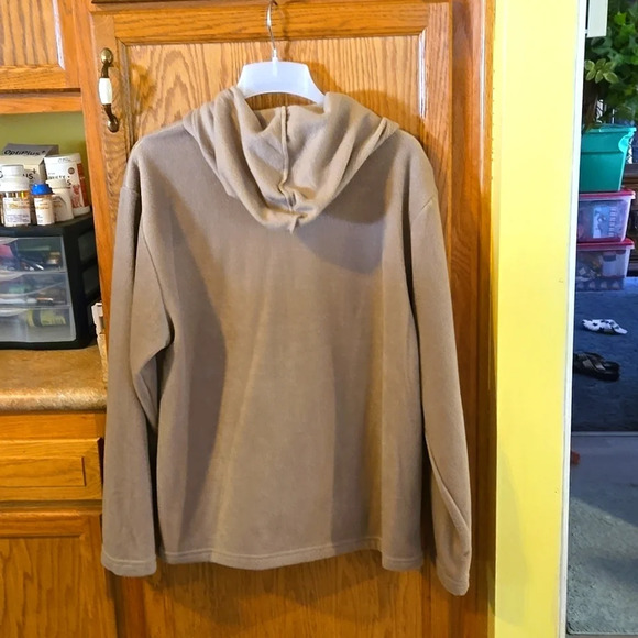 Nick & Sarah Sport Roomy Fleece Hoodie Autumn-Inspired Long Sleeve Women size XL - Picture 4 of 11
